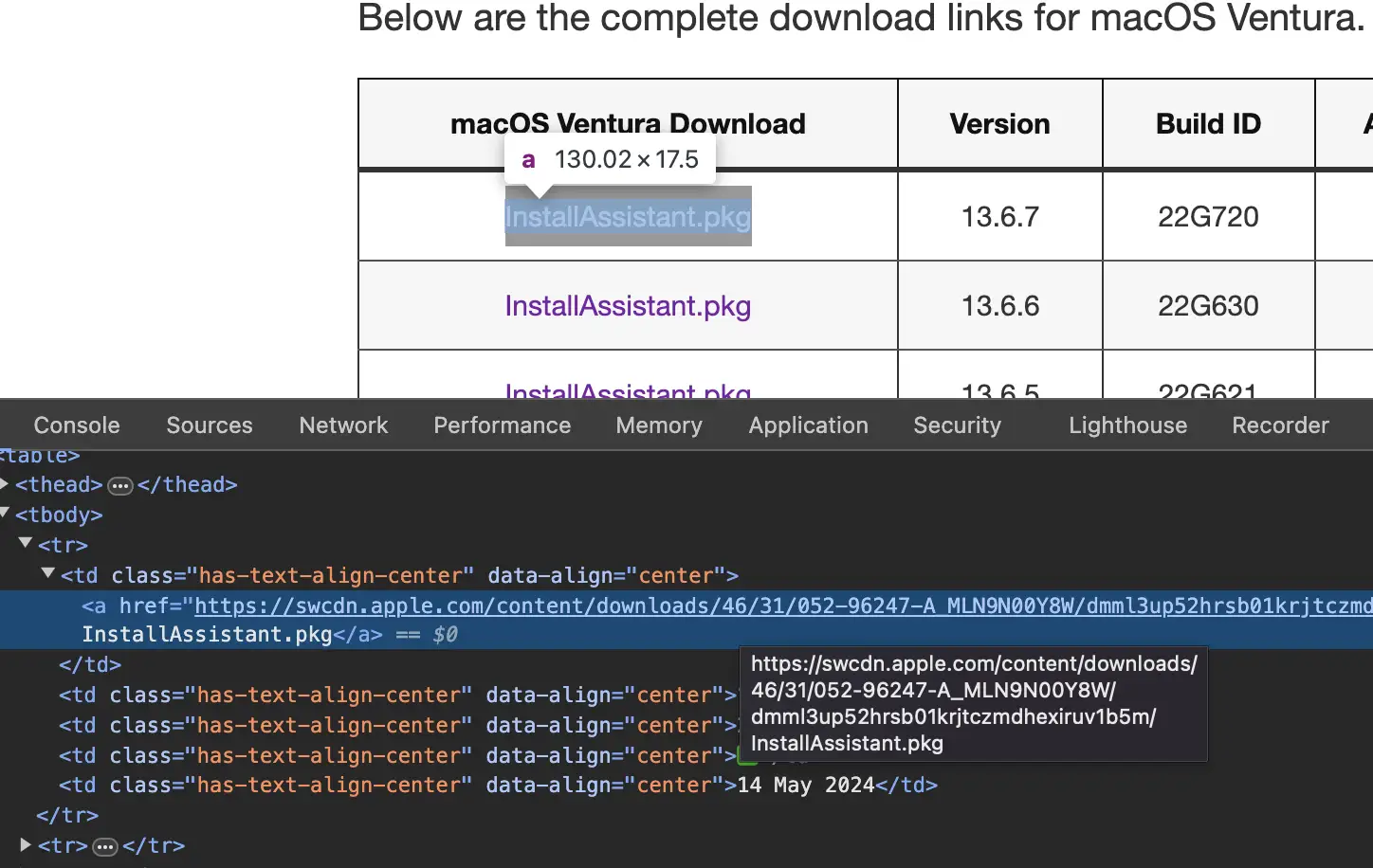 macOS Ventura Download