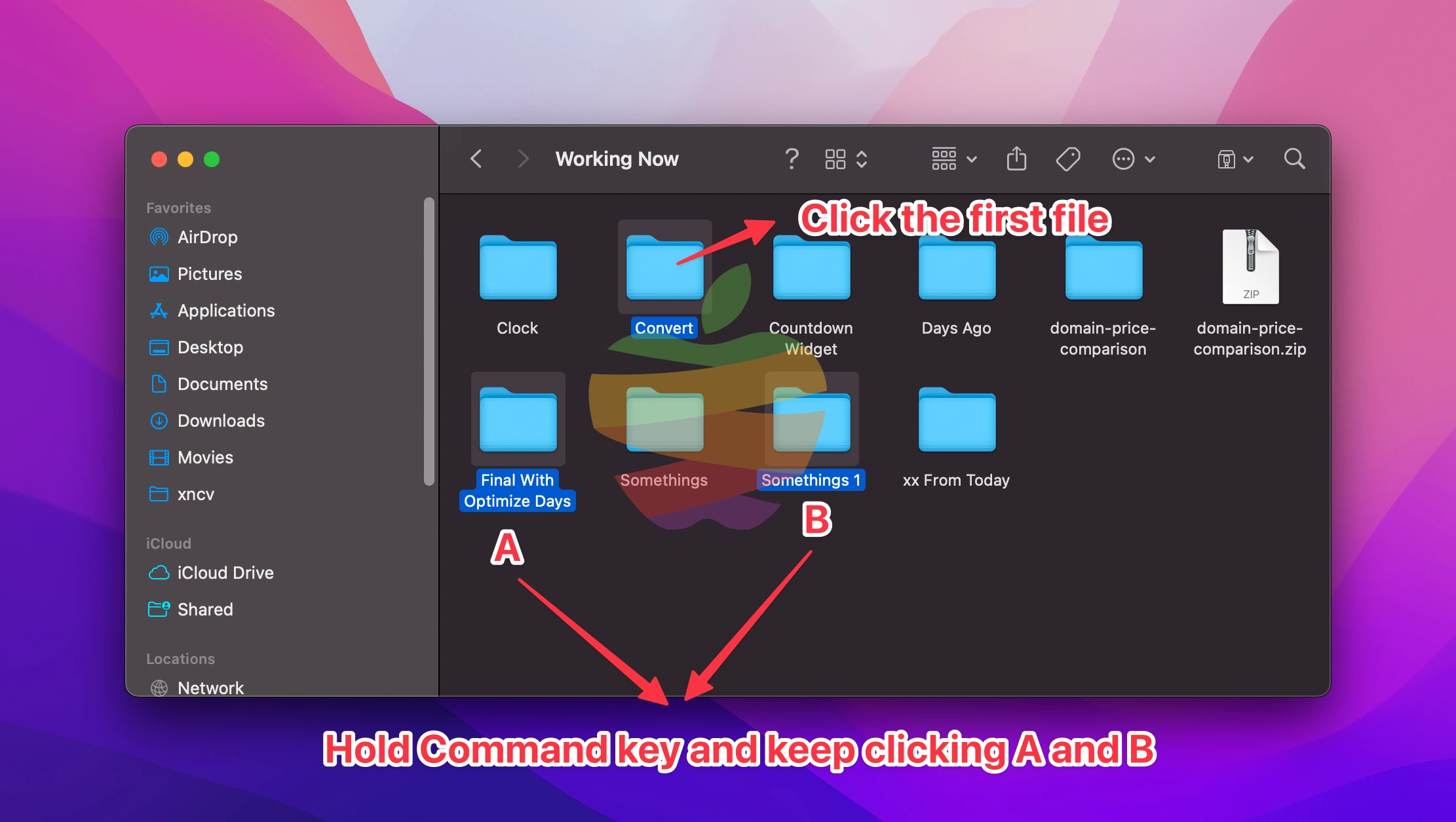 Select Multiple Files on Your Mac