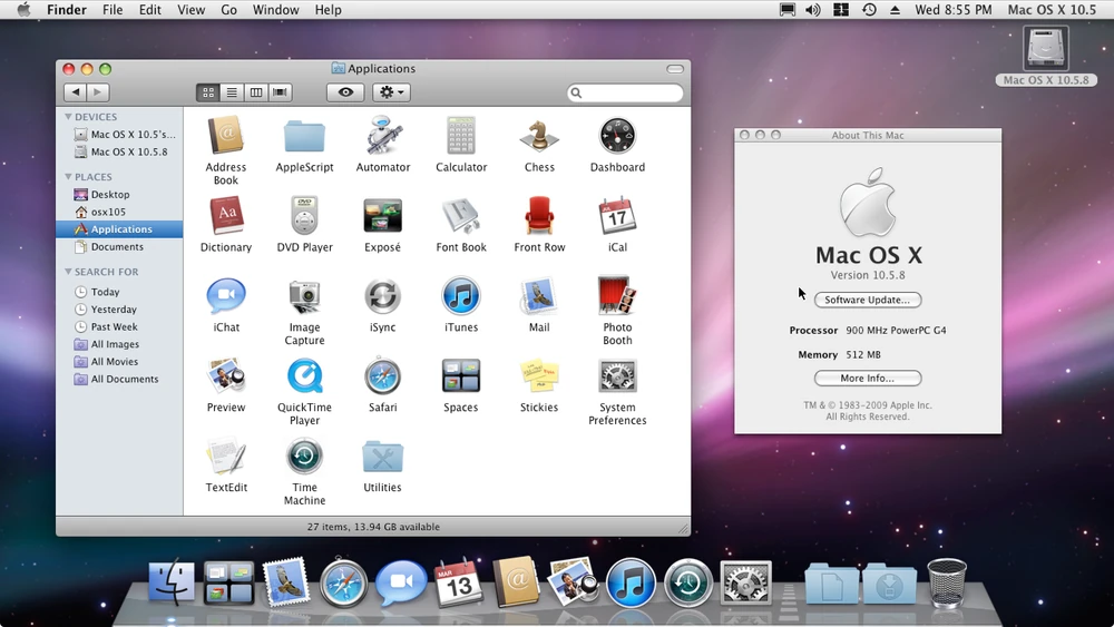 Mac OS X 10.5 Leopard (2007)