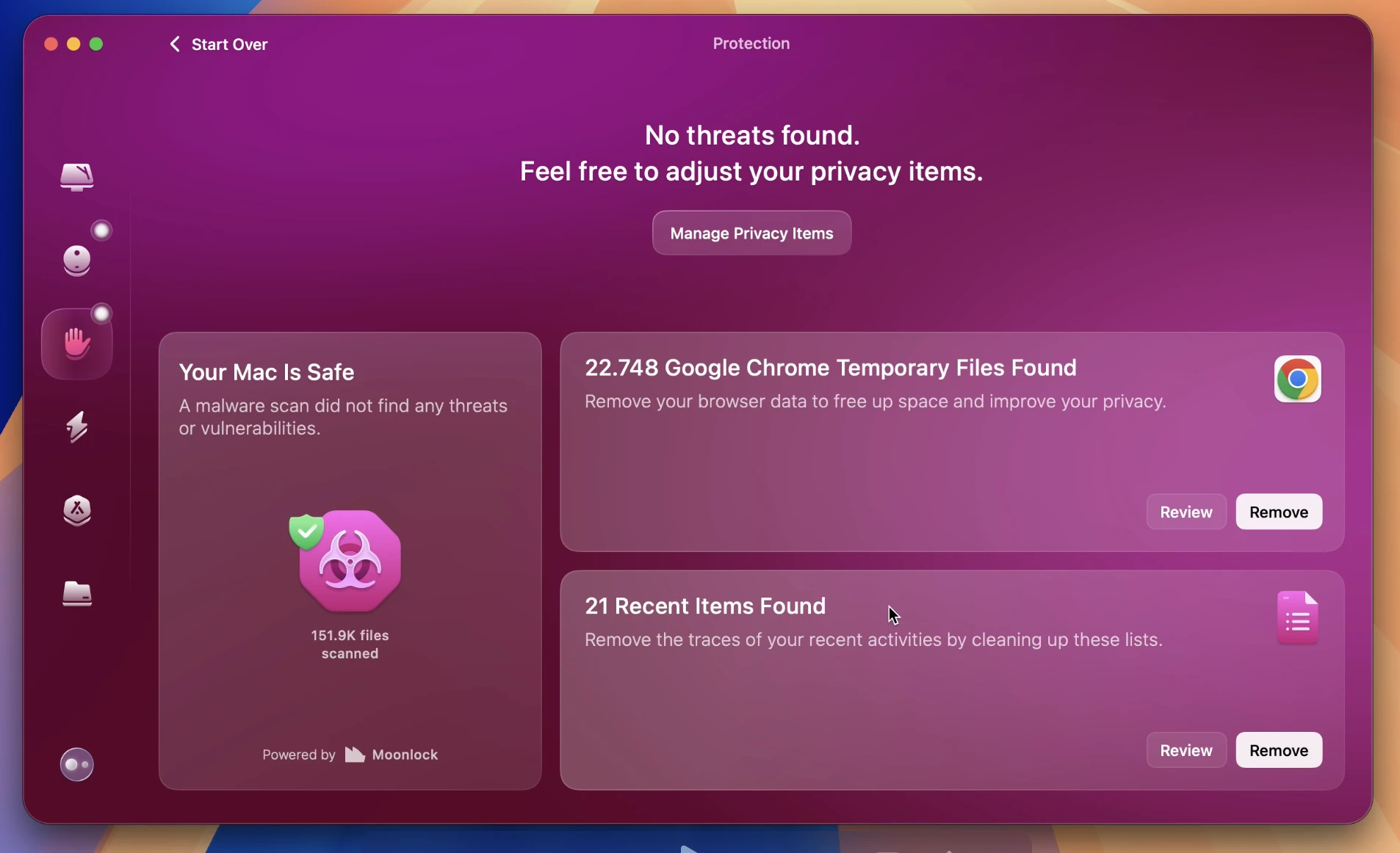 cleanmymac x result