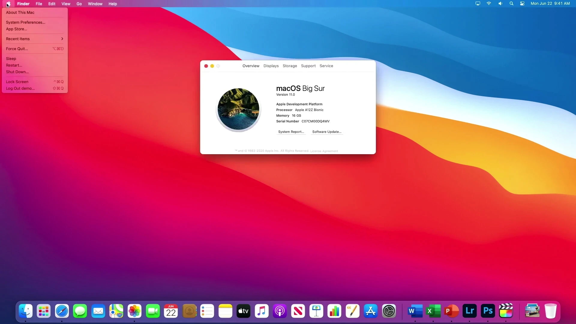 macOS 11 Big Sur (2020)