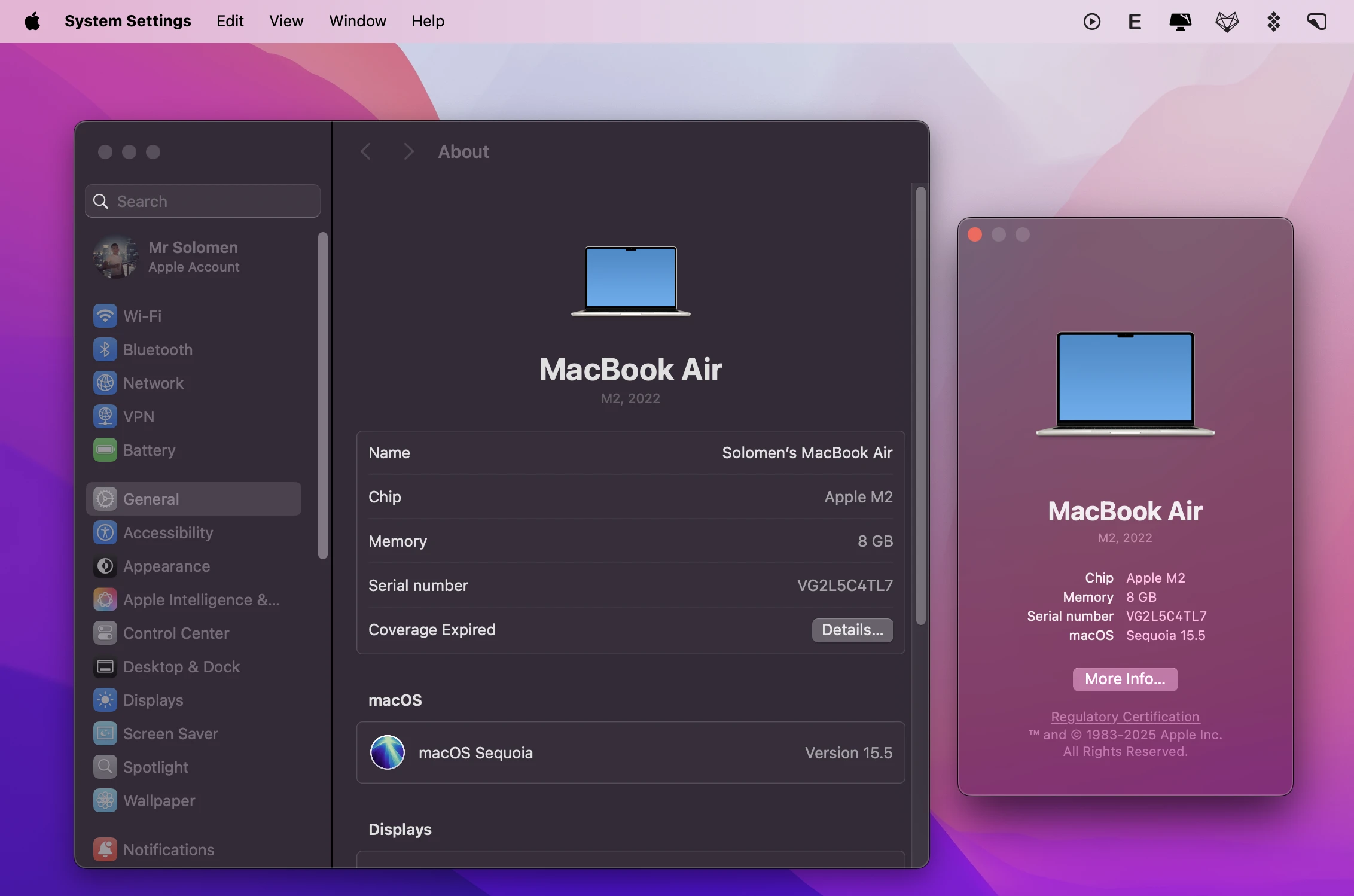 macOS 15 Sequoia (2024)