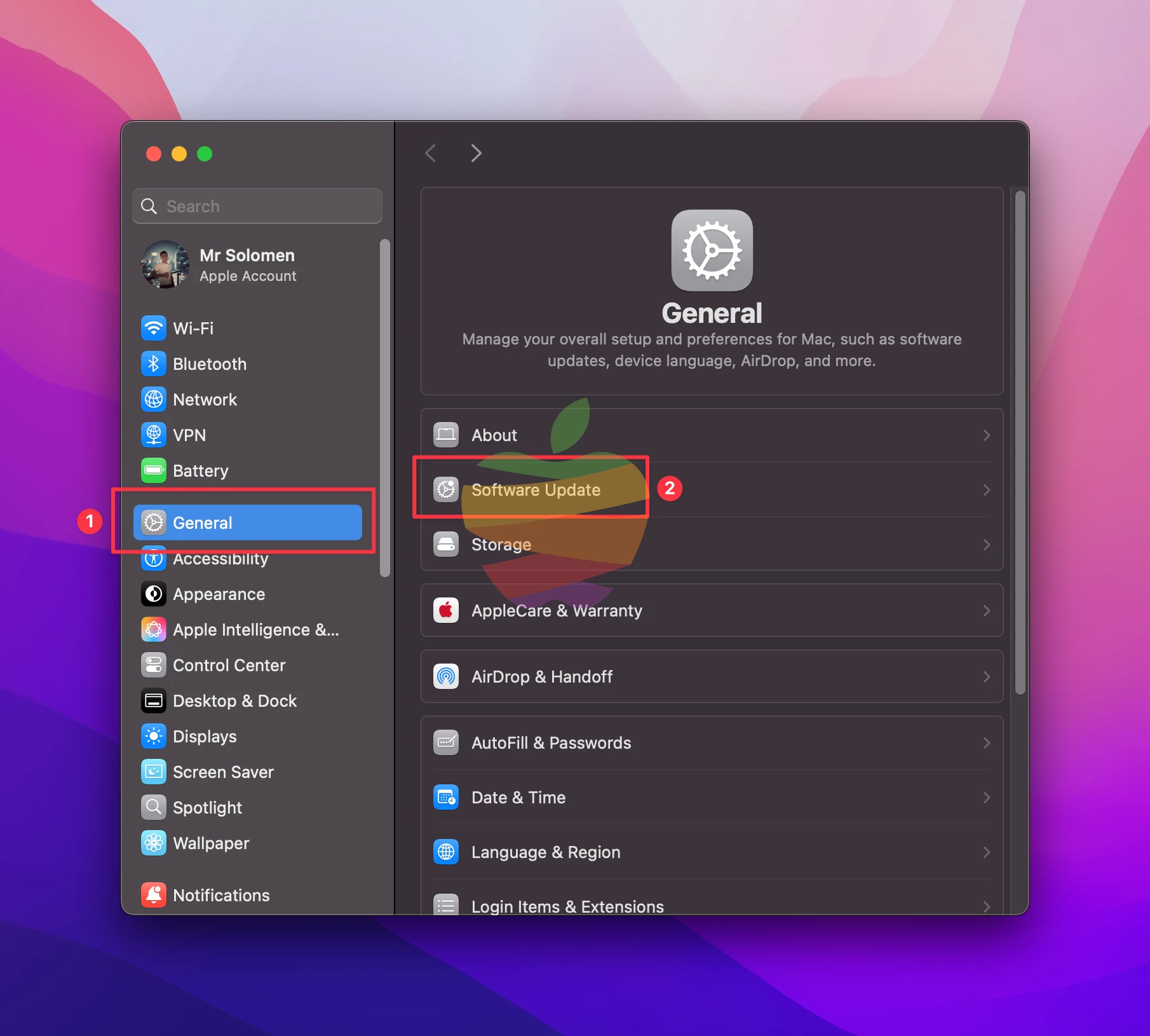 macOS Tahoe Developer Beta